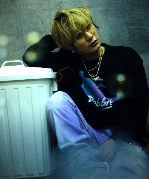 9090(ナインティナインティ)の「NoName×badmood/ノーネーム×バッドムード/RabbitSweat(スウェット・メンズ・ブラック/グレー/ブルー・X-LARGE/MEDIUM/LARGE)」の4枚目の写真