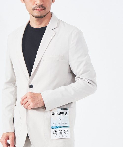 ABAHOUSE GRAY（アバハウスグレイ）の「【セットアップ対応】DRYMIX イージー ジャケット / サマージャケット（テーラードジャケット・メンズ・ベージュ/ネイビー/グレー/カーキ/インディゴブルー/モカ/グレイッシュベージュ・44/46/48/50）」の13枚目の写真