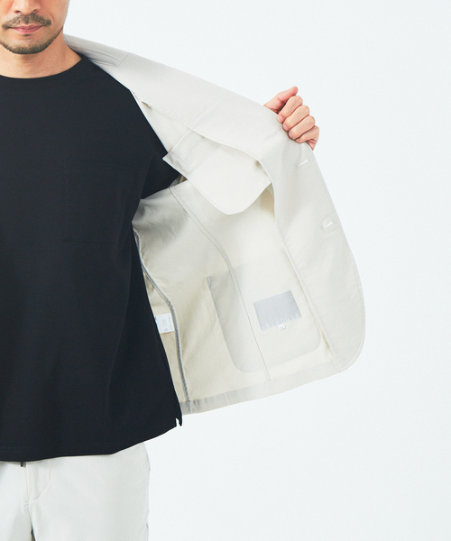 ABAHOUSE GRAY（アバハウスグレイ）の「【セットアップ対応】DRYMIX イージー ジャケット / サマージャケット（テーラードジャケット・メンズ・ベージュ/ネイビー/グレー/カーキ/インディゴブルー/モカ/グレイッシュベージュ・44/46/48/50）」の18枚目の写真