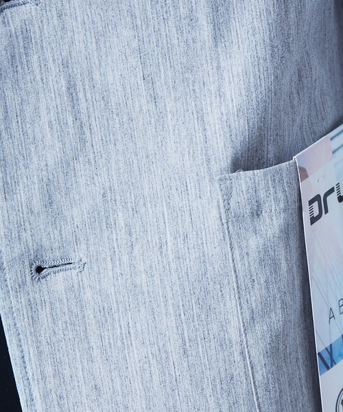 ABAHOUSE GRAY（アバハウスグレイ）の「【セットアップ対応】DRYMIX イージー ジャケット / サマージャケット（テーラードジャケット・メンズ・ベージュ/ネイビー/グレー/カーキ/インディゴブルー/モカ/グレイッシュベージュ・44/46/48/50）」の20枚目の写真