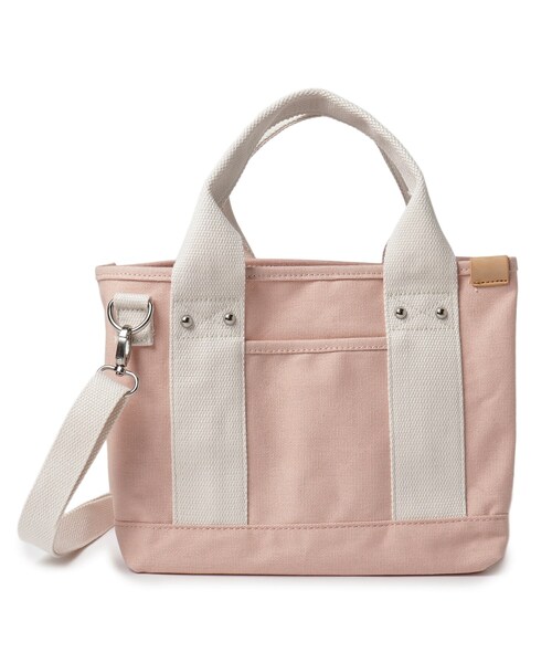 SHOO・LA・RUE(シューラルー)の「◆【仕切収納】キャンバス2WAYトート(トートバッグ・レディース・ブラック/グレー/ナチュラル/ピンク系その他/レモンイエロー/ブラック系/ブラウン系1・00)」の7枚目の写真