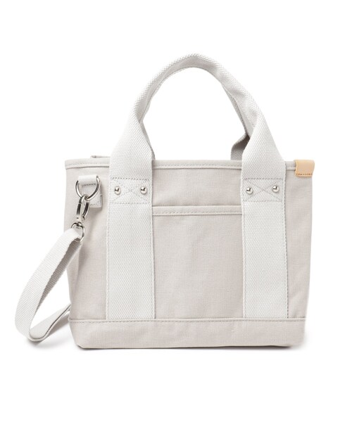 SHOO・LA・RUE(シューラルー)の「◆【仕切収納】キャンバス2WAYトート(トートバッグ・レディース・ブラック/グレー/ナチュラル/ピンク系その他/レモンイエロー/ブラック系/ブラウン系1・00)」の3枚目の写真