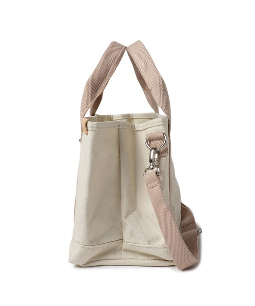 SHOO・LA・RUE(シューラルー)の「◆【仕切収納】キャンバス2WAYトート(トートバッグ・レディース・ブラック/グレー/ナチュラル/ピンク系その他/レモンイエロー/ブラック系/ブラウン系1・00)」の10枚目の写真