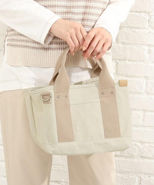 SHOO・LA・RUE(シューラルー)の「◆【仕切収納】キャンバス2WAYトート(トートバッグ・レディース・ブラック/グレー/ナチュラル/ピンク系その他/レモンイエロー/ブラック系/ブラウン系1・00)」の15枚目の写真