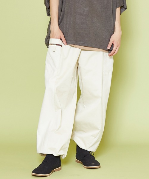 チャイハネ(チャイハネ)の「【チャイハネ】ムーパMEN'Sパンツ(その他パンツ・メンズ・ホワイト/ベージュ/レッド/カーキ・FREE)」の2枚目の写真
