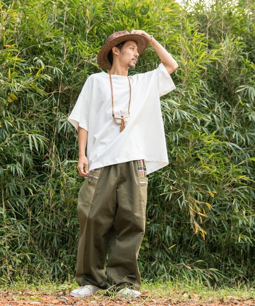 チャイハネ(チャイハネ)の「【チャイハネ】ムーパMEN'Sパンツ(その他パンツ・メンズ・ホワイト/ベージュ/レッド/カーキ・FREE)」の8枚目の写真