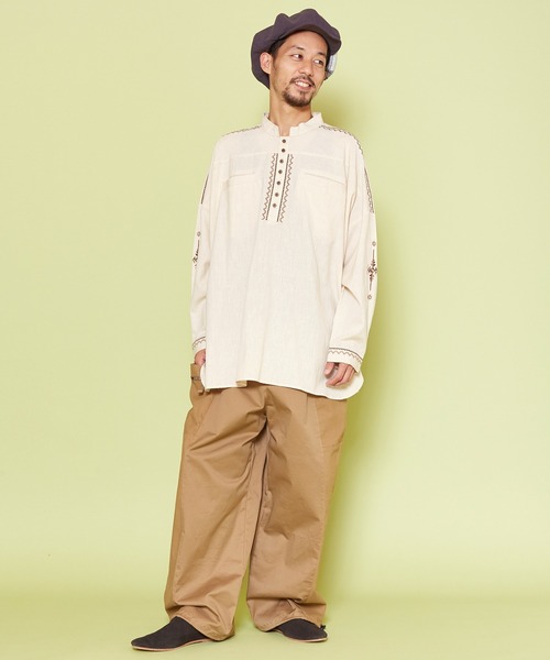 チャイハネ(チャイハネ)の「【チャイハネ】ムーパMEN'Sパンツ(その他パンツ・メンズ・ホワイト/ベージュ/レッド/カーキ・FREE)」の22枚目の写真