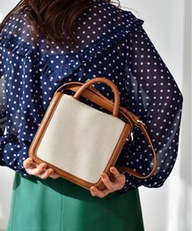 UNTITLED | パイピングリネンショルダー(ショルダーバッグ)