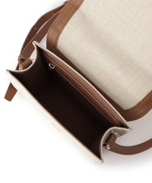 UNTITLED（アンタイトル）の「◆【STORY掲載】パイピングリネンショルダー（ショルダーバッグ・レディース・キャメル/ブラック系4・00）」の6枚目の写真