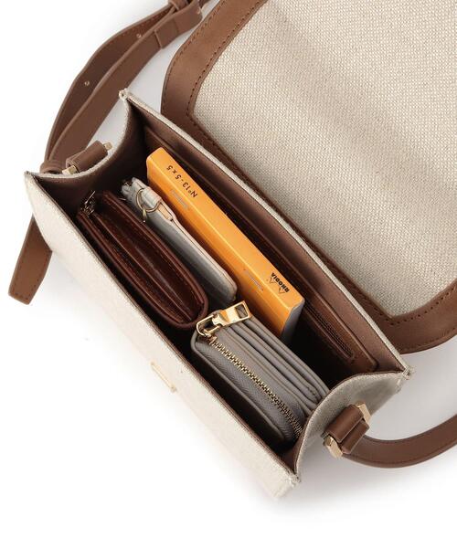 UNTITLED（アンタイトル）の「◆【STORY掲載】パイピングリネンショルダー（ショルダーバッグ・レディース・キャメル/ブラック系4・00）」の7枚目の写真