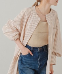 Kastane | ストライプスーパービッグシャツ(シャツ/ブラウス)