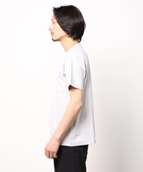 HANES(ヘインズ)の「Hanes ショートスリーブ Tシャツ H5180(Tシャツ/カットソー・メンズ・ブラック/ホワイト/杢グレー・L/XL/M)」の4枚目の写真