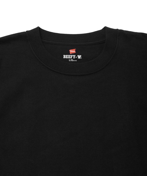 HANES(ヘインズ)の「Hanes ショートスリーブ Tシャツ H5180(Tシャツ/カットソー・メンズ・ブラック/ホワイト/杢グレー・L/XL/M)」の11枚目の写真