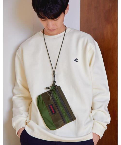 BRIEFING(ブリーフィング)の「【別注】<BRIEFING×green label relaxing>UR FLA ネック ポーチ(ショルダーバッグ・メンズ・ブラック/オリーブ・FREE)」の4枚目の写真