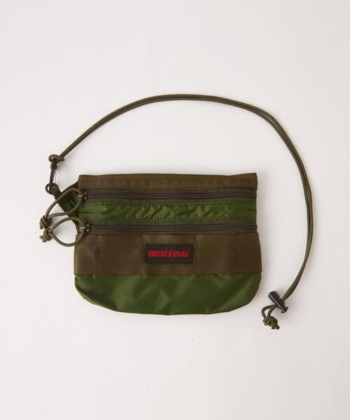 BRIEFING(ブリーフィング)の「【別注】<BRIEFING×green label relaxing>UR FLA ネック ポーチ(ショルダーバッグ・メンズ・ブラック/オリーブ・FREE)」の6枚目の写真
