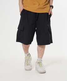 【CHAMPION/チャンピオン】ナイロンリップストップイージーカーゴショーツ　撥水性　カーゴポケット　ウェストベルト