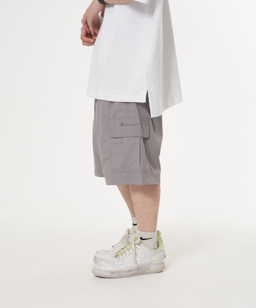 Champion(チャンピオン)の「【CHAMPION/チャンピオン】ナイロンリップストップイージーカーゴショーツ 撥水性 カーゴポケット ウェストベルト(カーゴパンツ・メンズ・チャコールグレー/ブラック/ベージュ/ネイビー/オレンジ/グリーン・MEDIUM/LARGE/X-LARGE)」の20枚目の写真