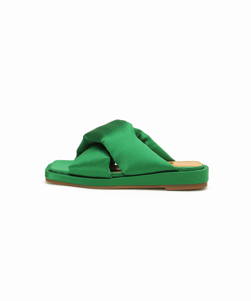 LE TALON（ルタロン）の「GRISE  PUFFクロスサンダル（サンダル・レディース・ベージュ/ブラウン/グリーン・SMALL/MEDIUM/LARGE/X-LARGE/X-SMALL）」の4枚目の写真