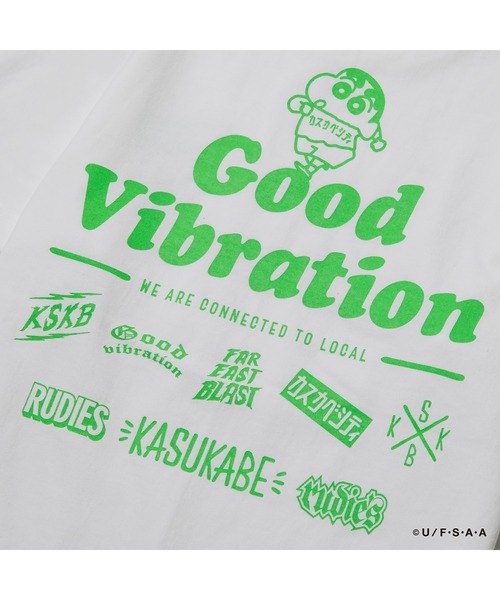 RUDIE'S(ルーディーズ)の「RUDIE'S x CRAYON SHINCHAN LOCALFEST TEE / ルーディーズ × クレヨンしんちゃん ローカルフェス T(Tシャツ/カットソー・メンズ・ブラック/ホワイト・L/XL/XXL/M/S)」の12枚目の写真