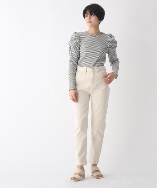 OPAQUE.CLIP(オペークドットクリップ)の「◆ダブルベルトクッションミュールサンダル(サンダル・レディース・ブラック/オフホワイト・02/03)」の10枚目の写真