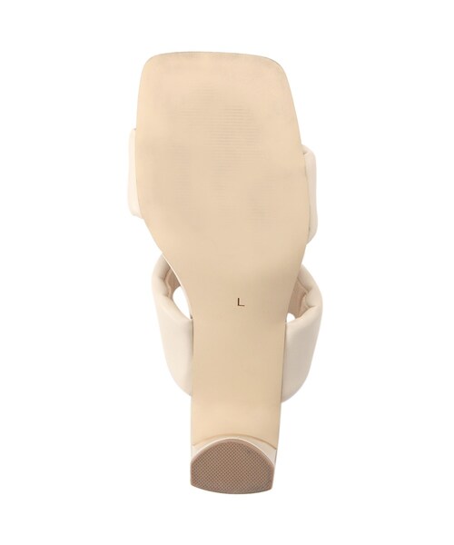 OPAQUE.CLIP(オペークドットクリップ)の「◆ダブルベルトクッションミュールサンダル(サンダル・レディース・ブラック/オフホワイト・02/03)」の19枚目の写真