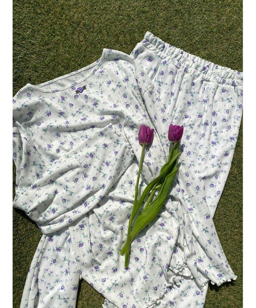 PHILLY(フィリー)の「【PHILLY】リトルフラワーメロウパンツ(その他パンツ・レディース・ライトパープル/ピンク・FREE)」の12枚目の写真