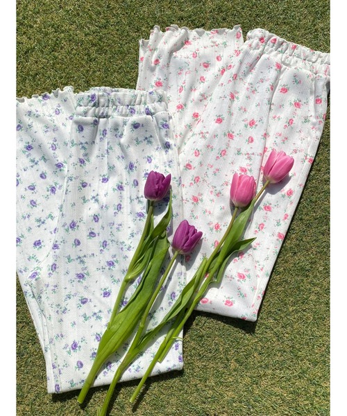 PHILLY(フィリー)の「【PHILLY】リトルフラワーメロウパンツ(その他パンツ・レディース・ライトパープル/ピンク・FREE)」の9枚目の写真