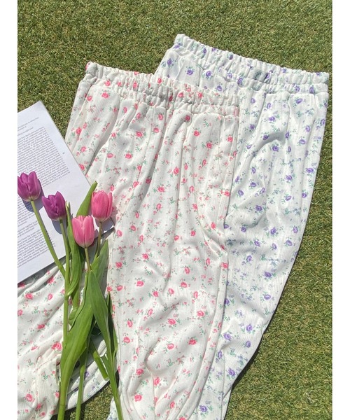 PHILLY(フィリー)の「【PHILLY】リトルフラワーメロウパンツ(その他パンツ・レディース・ライトパープル/ピンク・FREE)」の8枚目の写真
