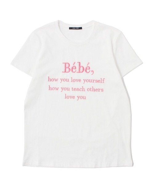 one way（ワンウェイ）の「Bebe Tシャツ（Tシャツ/カットソー・レディース・ホワイト/ベージュ/ホワイト系その他/ダークブルー/パープル・FREE）」の18枚目の写真