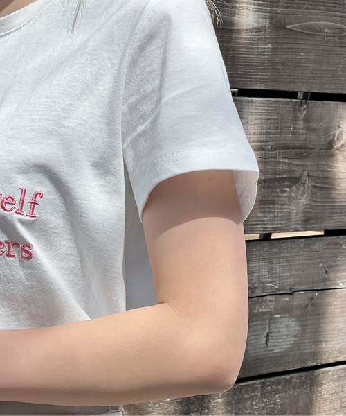 one way（ワンウェイ）の「Bebe Tシャツ（Tシャツ/カットソー・レディース・ホワイト/ベージュ/ホワイト系その他/ダークブルー/パープル・FREE）」の11枚目の写真