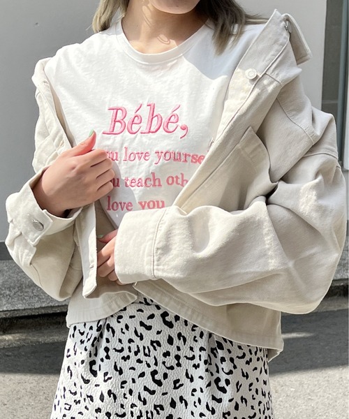 one way（ワンウェイ）の「Bebe Tシャツ（Tシャツ/カットソー・レディース・ホワイト/ベージュ/ホワイト系その他/ダークブルー/パープル・FREE）」の14枚目の写真