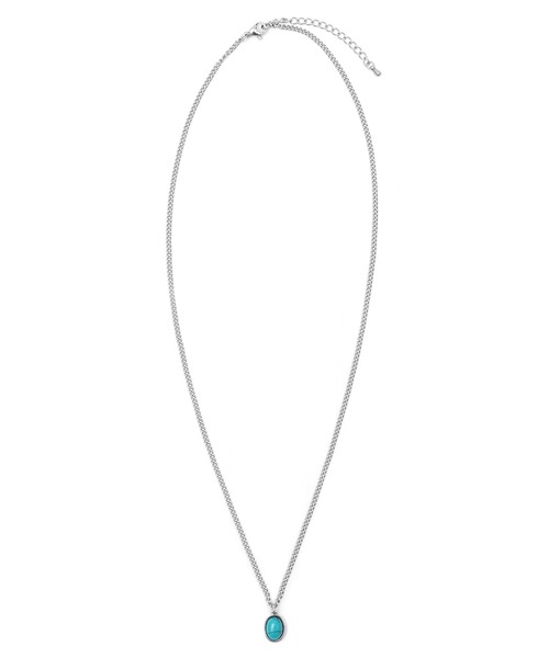 Figments（フィグメンツ）の「ストーンネックレス（ネックレス・レディース・ホワイト/ブラック/ターコイズブルー・FREE）」の6枚目の写真