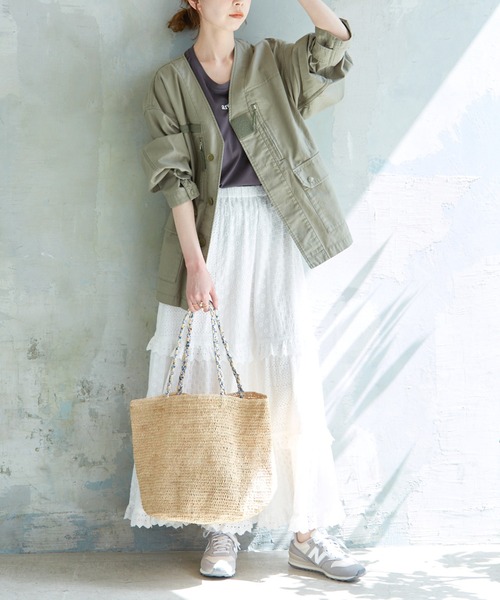 SLOBE IENA（スローブイエナ）の「【MADE IN MADA /メイドインマダ】 ALICE M FABRIC トートバッグ（トートバッグ・レディース・ベージュ・FREE）」の6枚目の写真