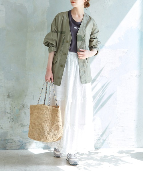 SLOBE IENA（スローブイエナ）の「【MADE IN MADA /メイドインマダ】 ALICE M FABRIC トートバッグ（トートバッグ・レディース・ベージュ・FREE）」の9枚目の写真