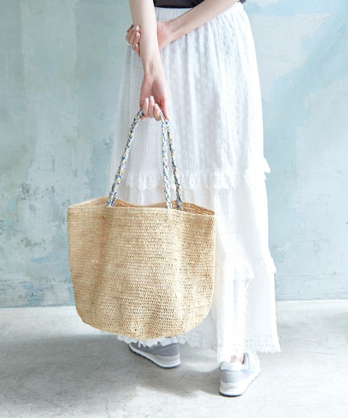 SLOBE IENA（スローブイエナ）の「【MADE IN MADA /メイドインマダ】 ALICE M FABRIC トートバッグ（トートバッグ・レディース・ベージュ・FREE）」の2枚目の写真