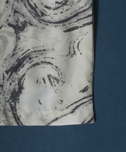 ANPAS(アンパス)の「Total Pattern Print Big Silhouette Open Collar Shirt/総柄プリント ビッグシルエット オープンカラーシャツ(シャツ/ブラウス・メンズ・ライトグレー/パープル/グリーン・LL/M/L)」の13枚目の写真