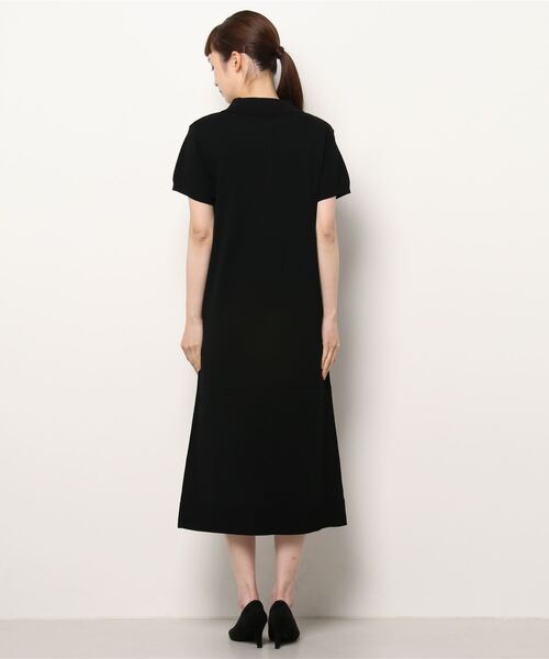 RAGEBLUE（レイジブルー）の「ニットポロワンピース（ワンピース・レディース・ブラック/オレンジ/キャメル・FREE）」の5枚目の写真