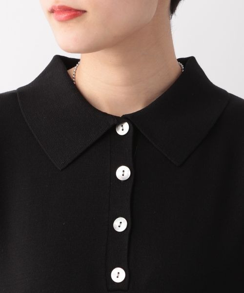 RAGEBLUE（レイジブルー）の「ニットポロワンピース（ワンピース・レディース・ブラック/オレンジ/キャメル・FREE）」の11枚目の写真