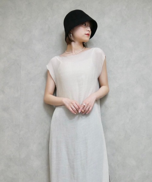 Reurie'（レウリィ）の「バケットハット（ハット・レディース・ベージュ/ブラック・FREE）」の16枚目の写真