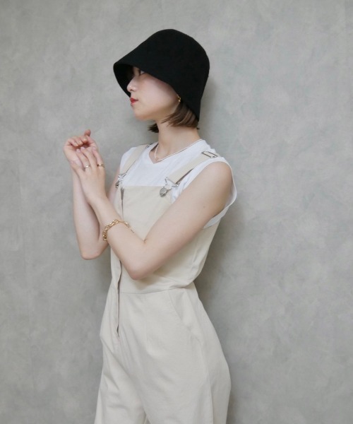 Reurie'（レウリィ）の「バケットハット（ハット・レディース・ベージュ/ブラック・FREE）」の12枚目の写真