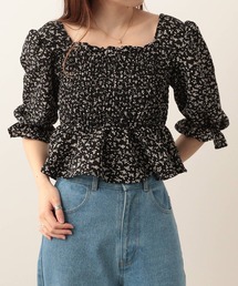 Heather | 柄アソートシャーリングブラウス　285593(シャツ/ブラウス)