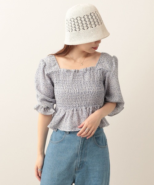 Heather（ヘザー）の「柄アソートシャーリングブラウス　285593（シャツ/ブラウス・レディース・ブラック系その他/ホワイト系その他/ブルー系その他/イエロー系その他/ホワイト系その他2・FREE）」の18枚目の写真