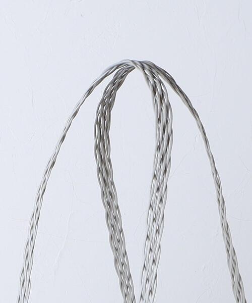 PALOROSA（パロローサ）の「＜PALOROSA＞BASKET トートバッグ（かごバッグ・レディース・ライトグレー/ライム・FREE）」の11枚目の写真