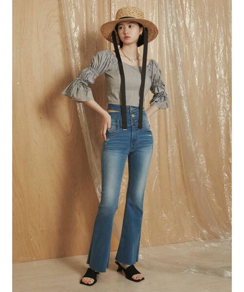 EMODA（エモダ）の「ワイドタイハット（ハット・レディース・ブラック/ベージュ・FREE）」の22枚目の写真