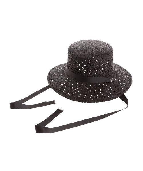 EMODA（エモダ）の「ワイドタイハット（ハット・レディース・ブラック/ベージュ・FREE）」の12枚目の写真