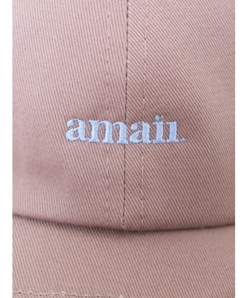 AMAIL（アマイル）の「Peaceful logo cap（キャップ・レディース・ブラック/アイボリー/ピンク・FREE）」の16枚目の写真