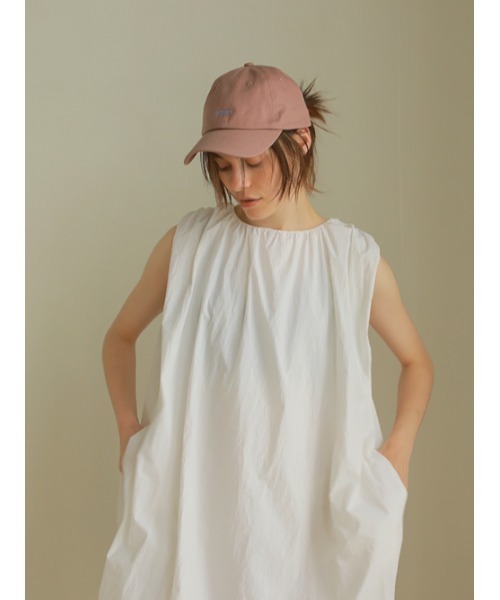 AMAIL（アマイル）の「Peaceful logo cap（キャップ・レディース・ブラック/アイボリー/ピンク・FREE）」の9枚目の写真