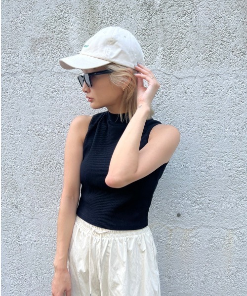 AMAIL（アマイル）の「Peaceful logo cap（キャップ・レディース・ブラック/アイボリー/ピンク・FREE）」の19枚目の写真