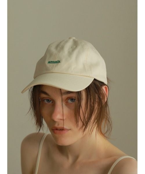 AMAIL（アマイル）の「Peaceful logo cap（キャップ・レディース・ブラック/アイボリー/ピンク・FREE）」の20枚目の写真