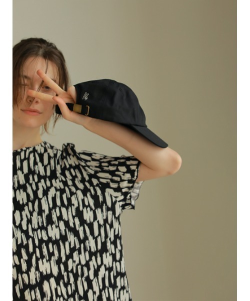 AMAIL（アマイル）の「Peaceful logo cap（キャップ・レディース・ブラック/アイボリー/ピンク・FREE）」の21枚目の写真